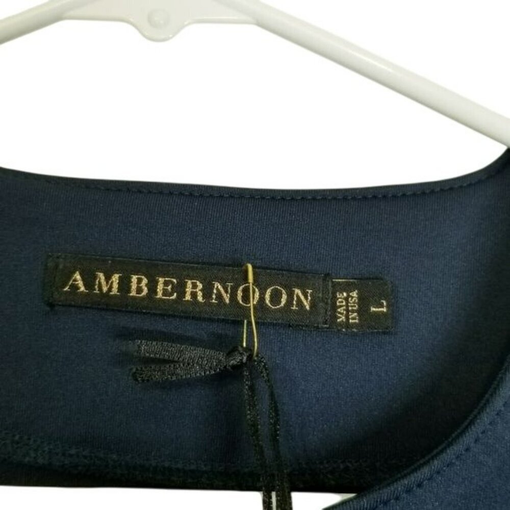 Ambernoon Women UV Protection Navy Jacket L Sun Protection Summer Beach Coastal - Picture 4 of 9